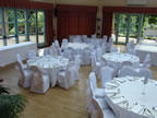 Wedding Chairs With White Organza Sashes